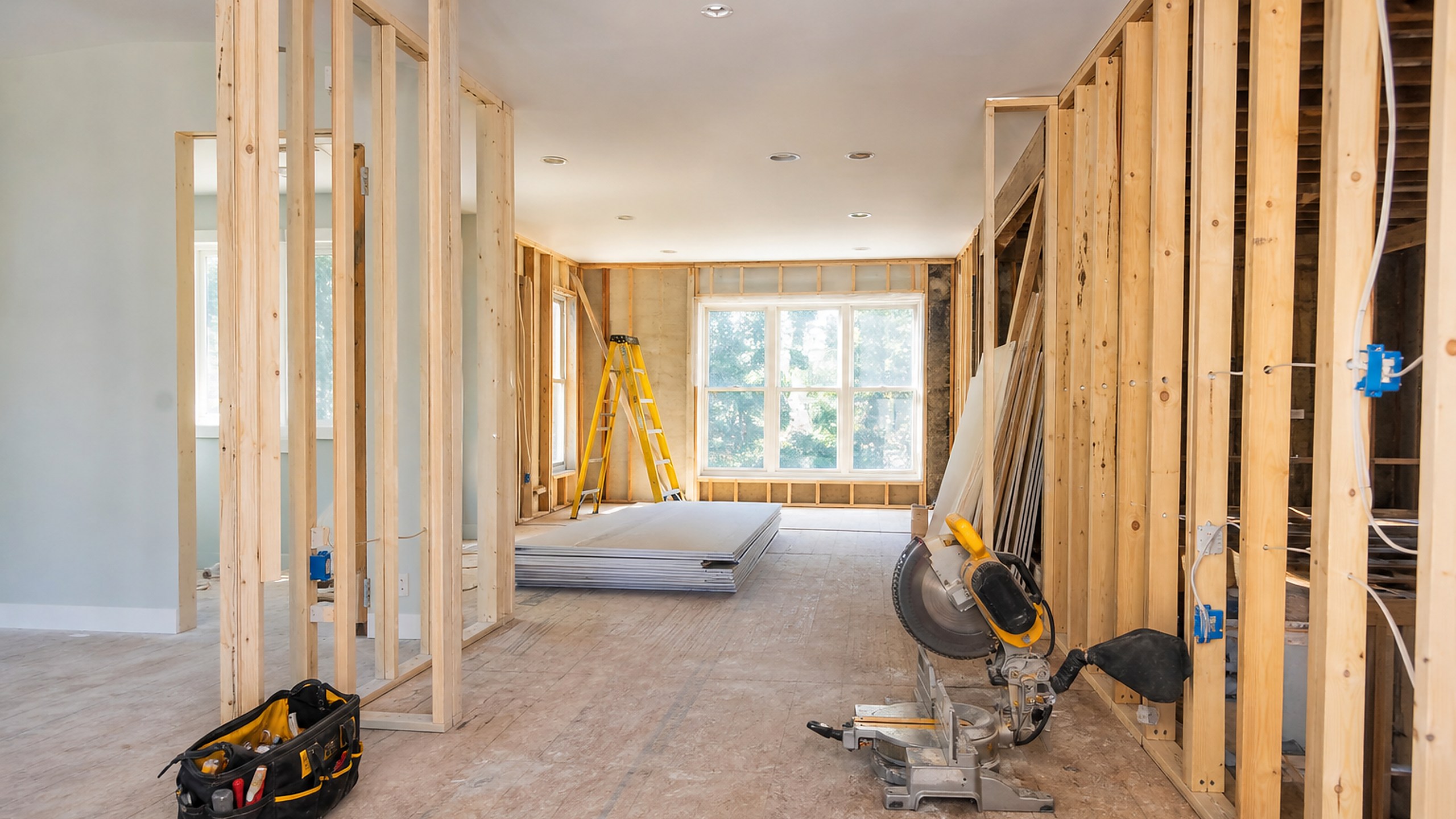 House under renovation
